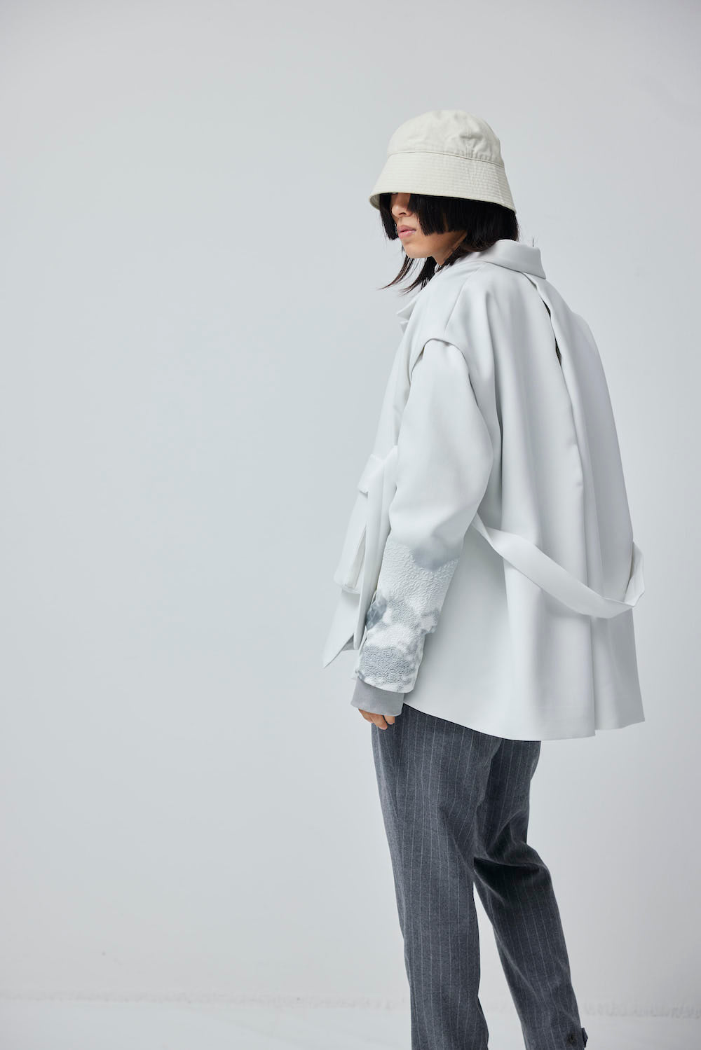 LB23AW-MJK01-TC-DA | 3Dグラフィックデタッチャブルフィールドジャケット | PLASTER