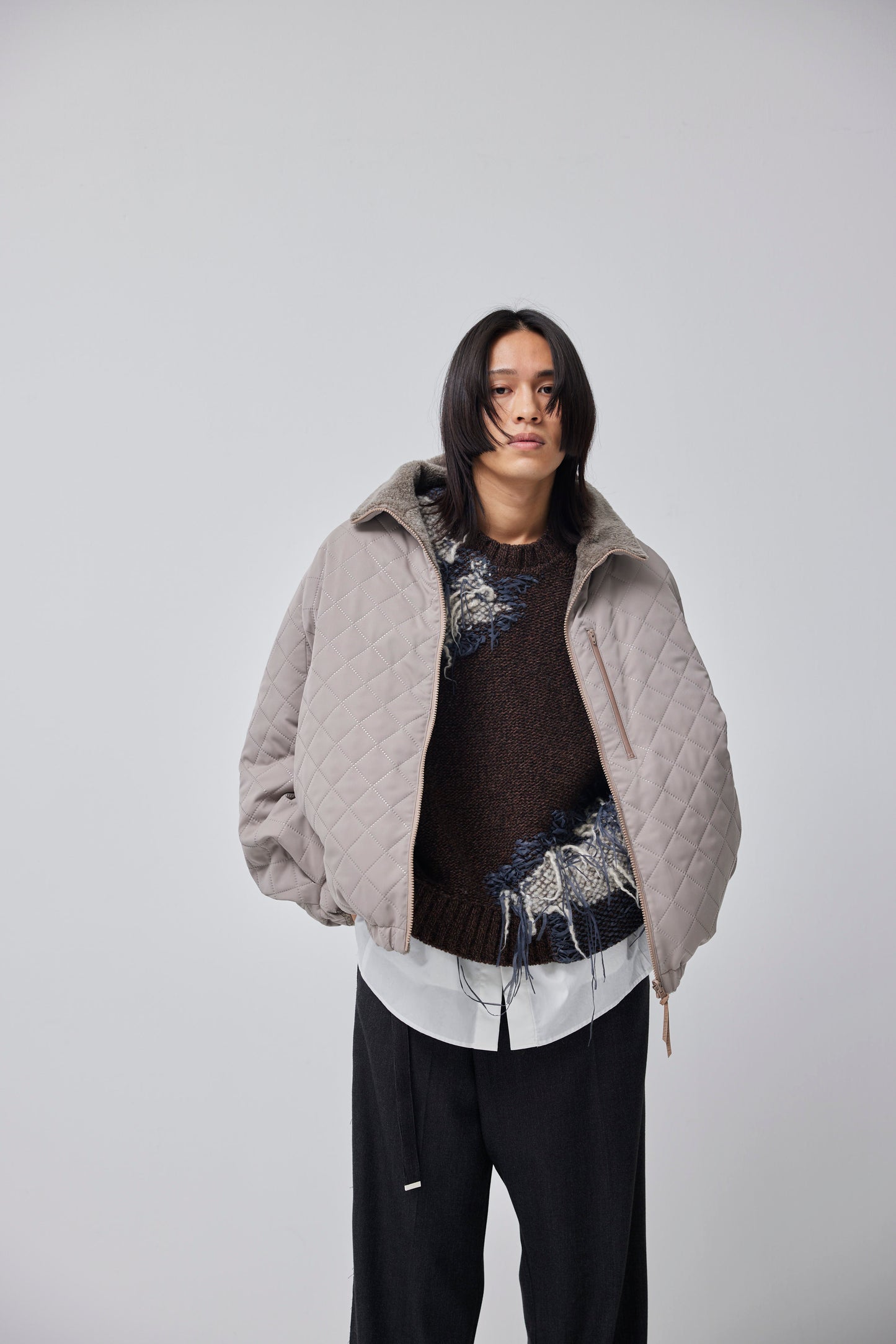 LB23AW-BL03-PSK | ピンソニックリバーシブルパッディングブルゾン | WOOD