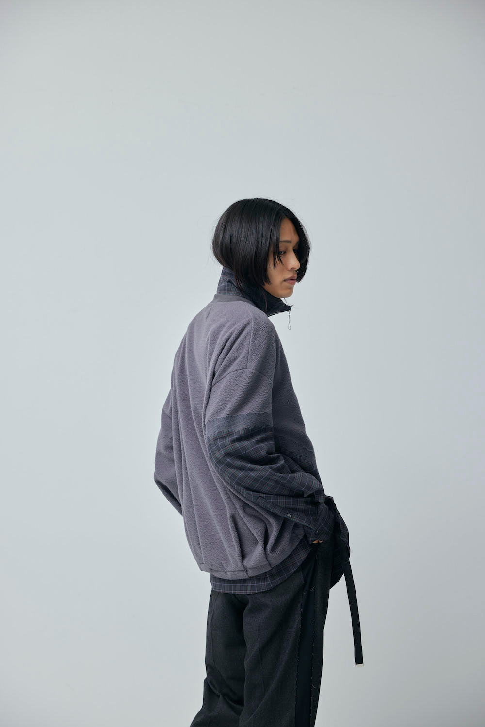 LB23AW-PO01-NDP-CK | ニードルパンチドッキングプルオーバー | CHECK×GANGER