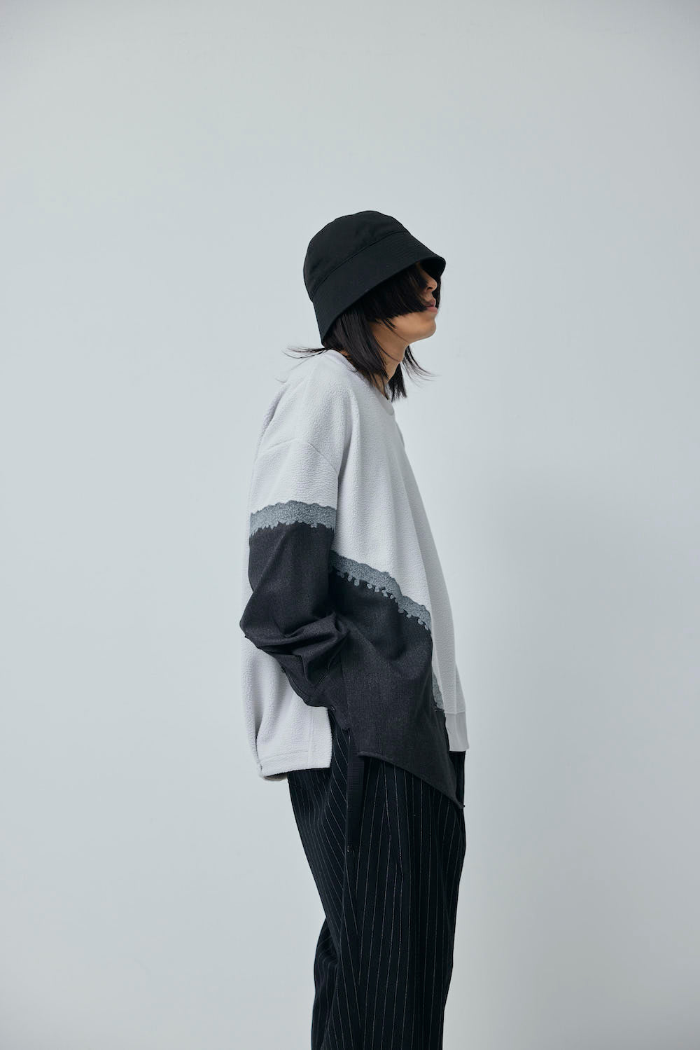 LB23AW-PO01-NDP-PL | ニードルパンチドッキングプルオーバー | IRON×PLASTER