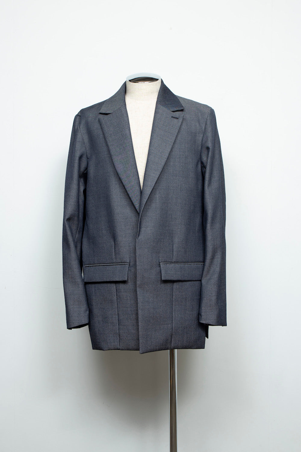 *Limited Fabric* LB24AW-JK06-WDN | Side Vent Tailored Jacket | NAVY