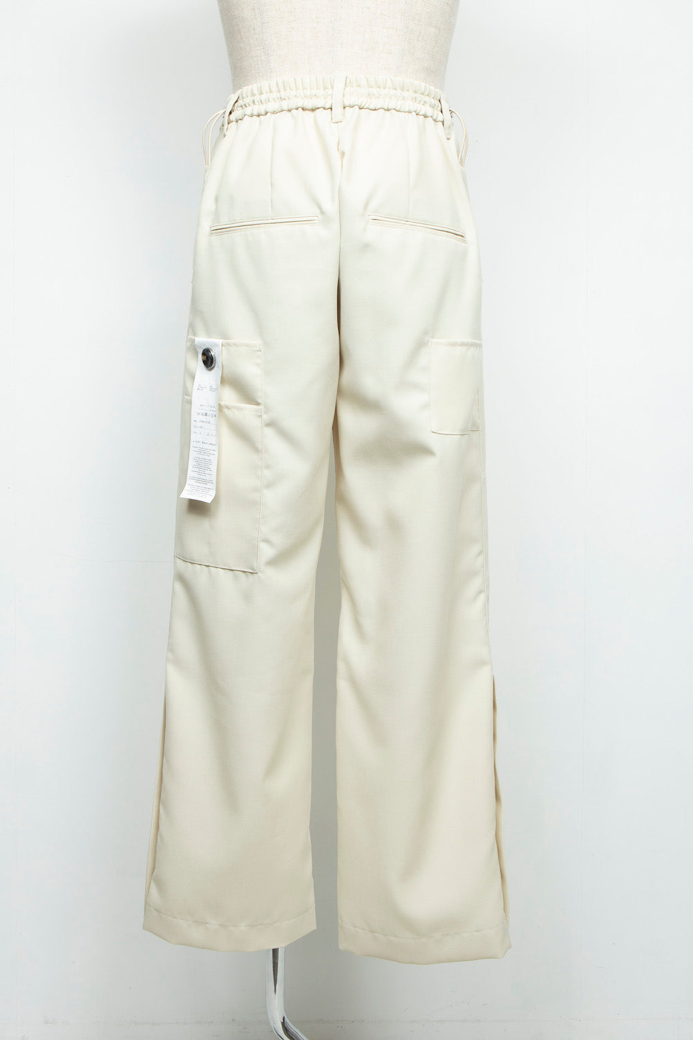 LB24AW-PT07-ADK | サイドジップペインタートラウザー | IVORY