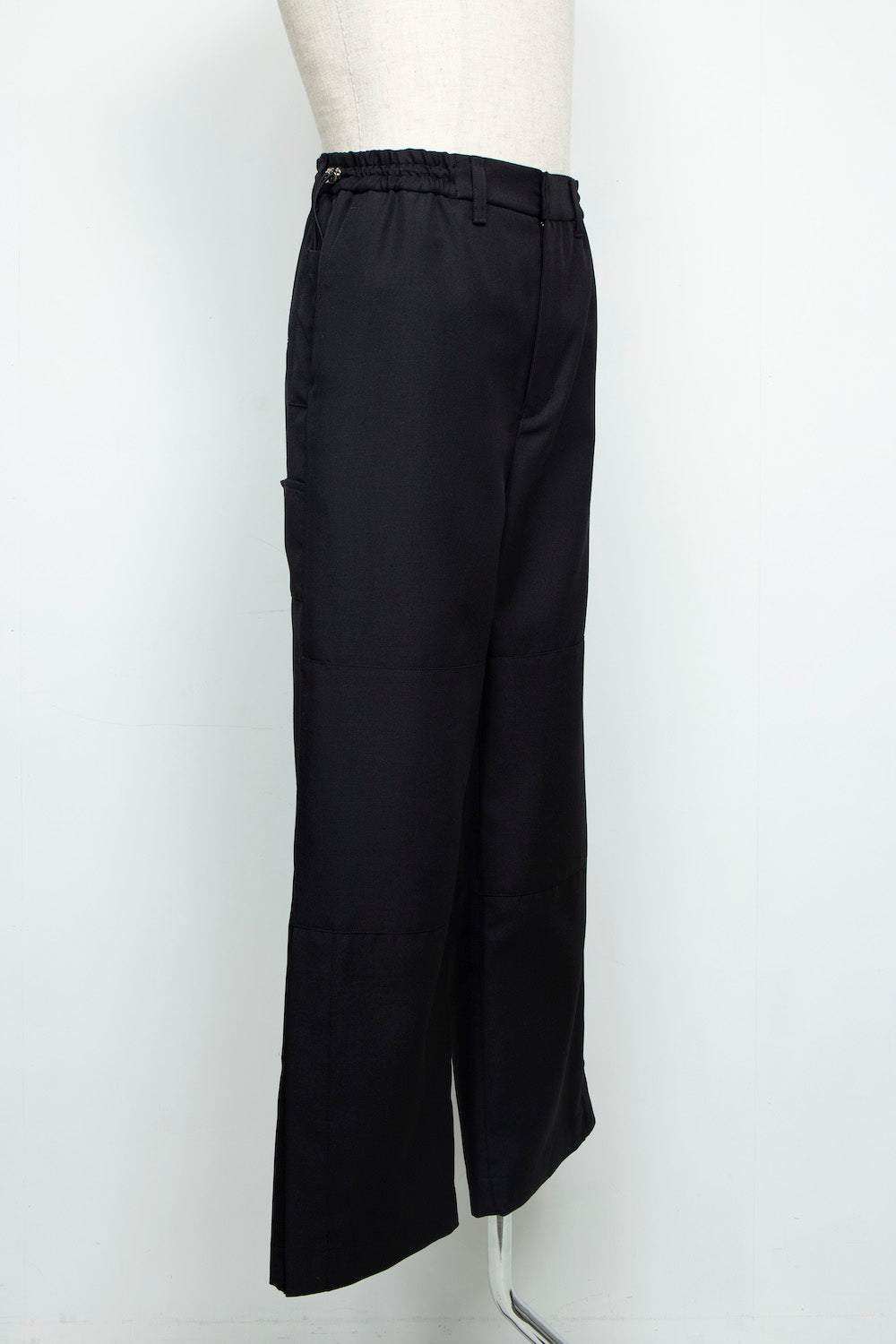 LB24AW-PT07-ADK | サイドジップペインタートラウザー | BLACK