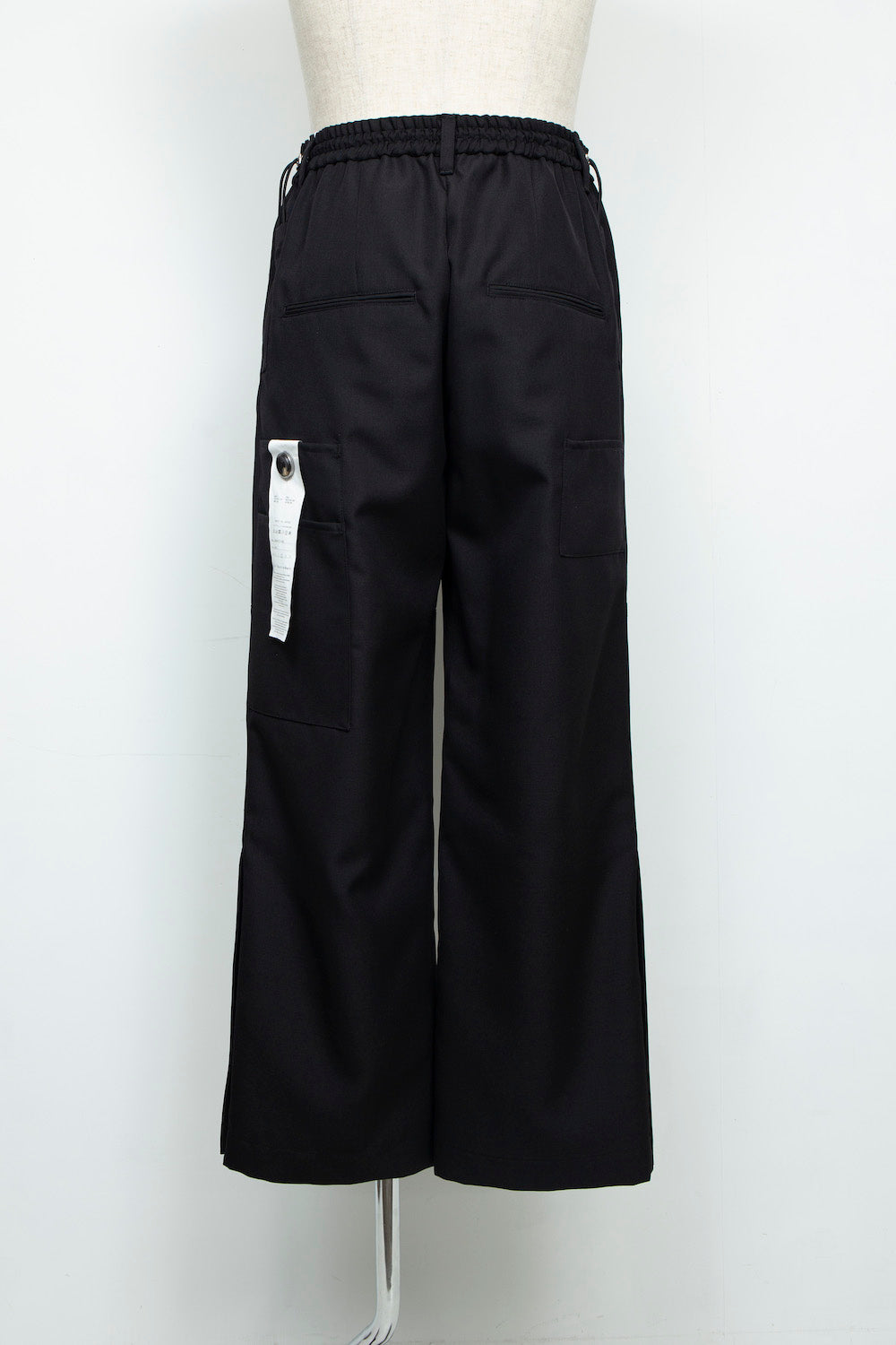 LB24AW-PT07-ADK | サイドジップペインタートラウザー | BLACK