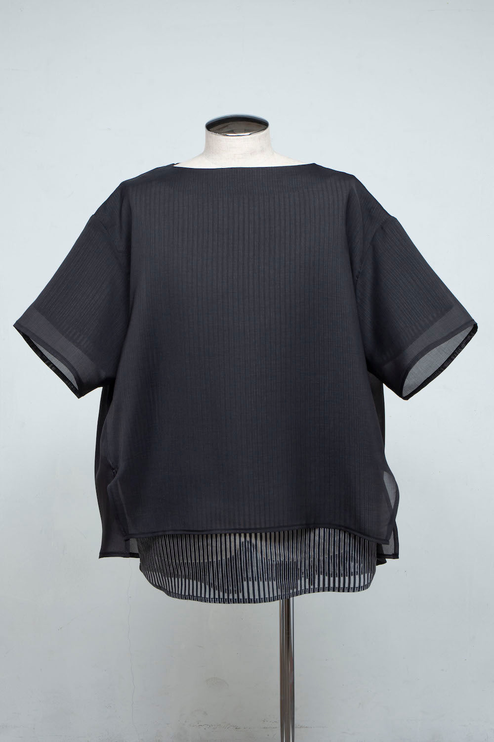 LB24SS-PO06-ETR | 船领人造层套头衫 |