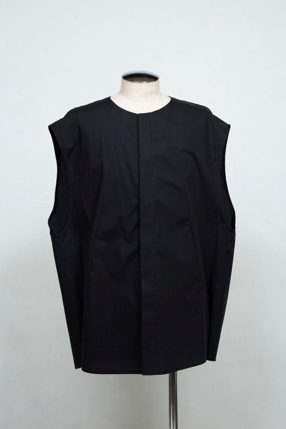 *Limited Edition* LB24SS-KNPS01-TRA-TE | Thread Intarsia Summer Knit Crew Neck | BLACK