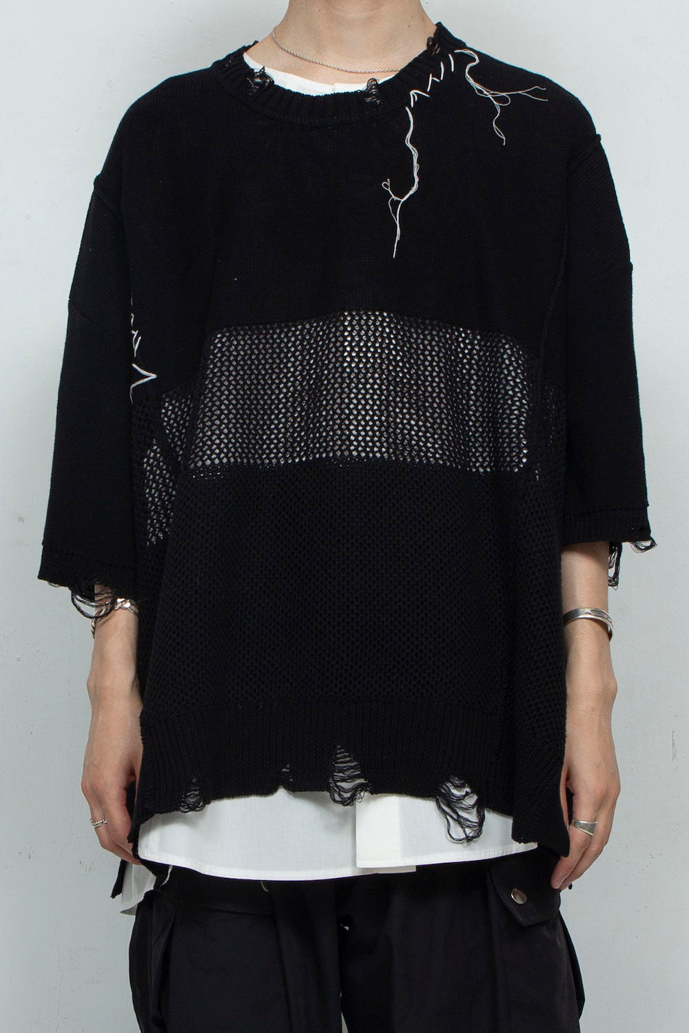 〈再入荷〉LBLM-ESSH01 | ノースリーブインナーブラウス | WHITE
