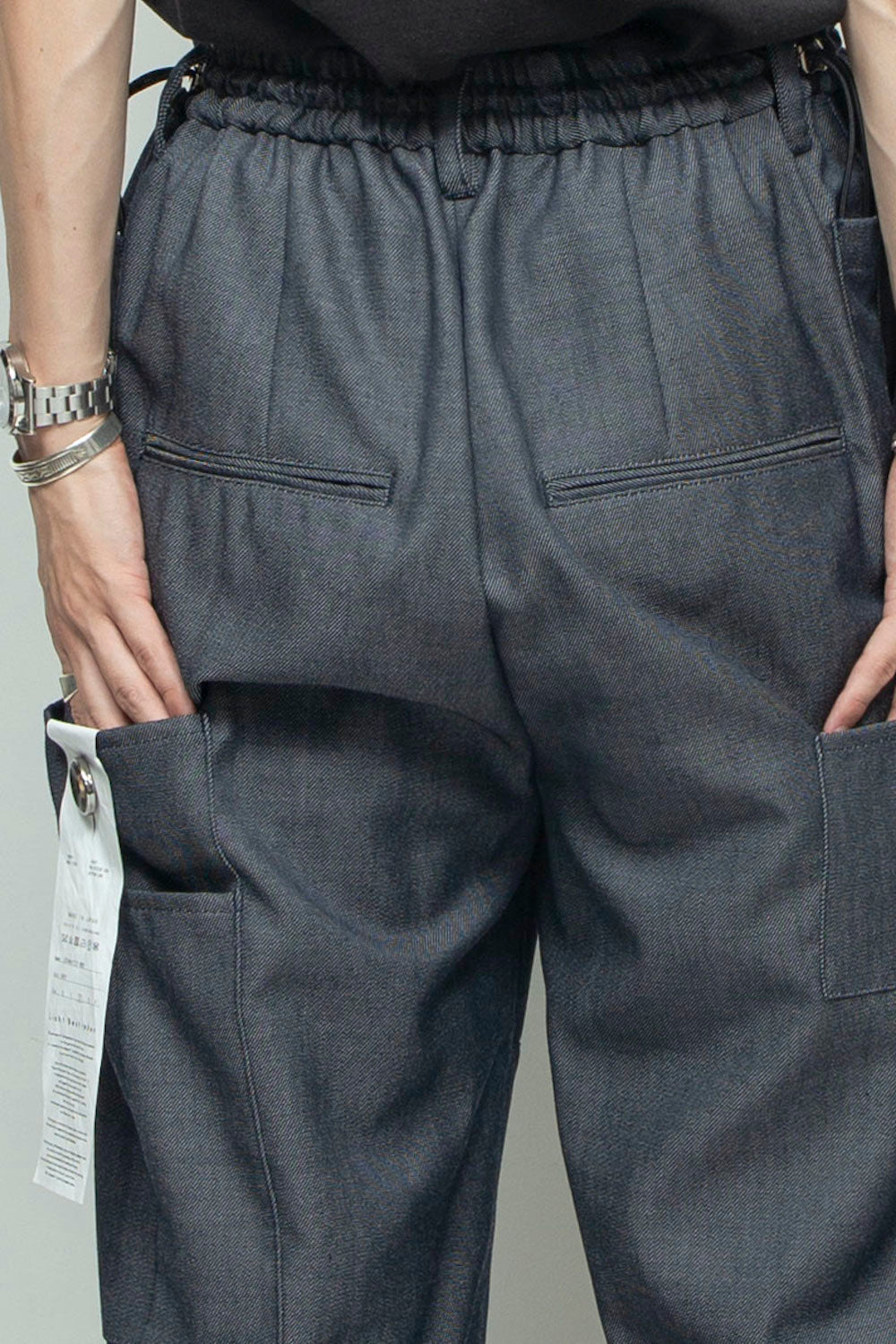 *限定ファブリック* LB24AW-PT07-WDN | サイドジップペインタートラウザー | NAVY