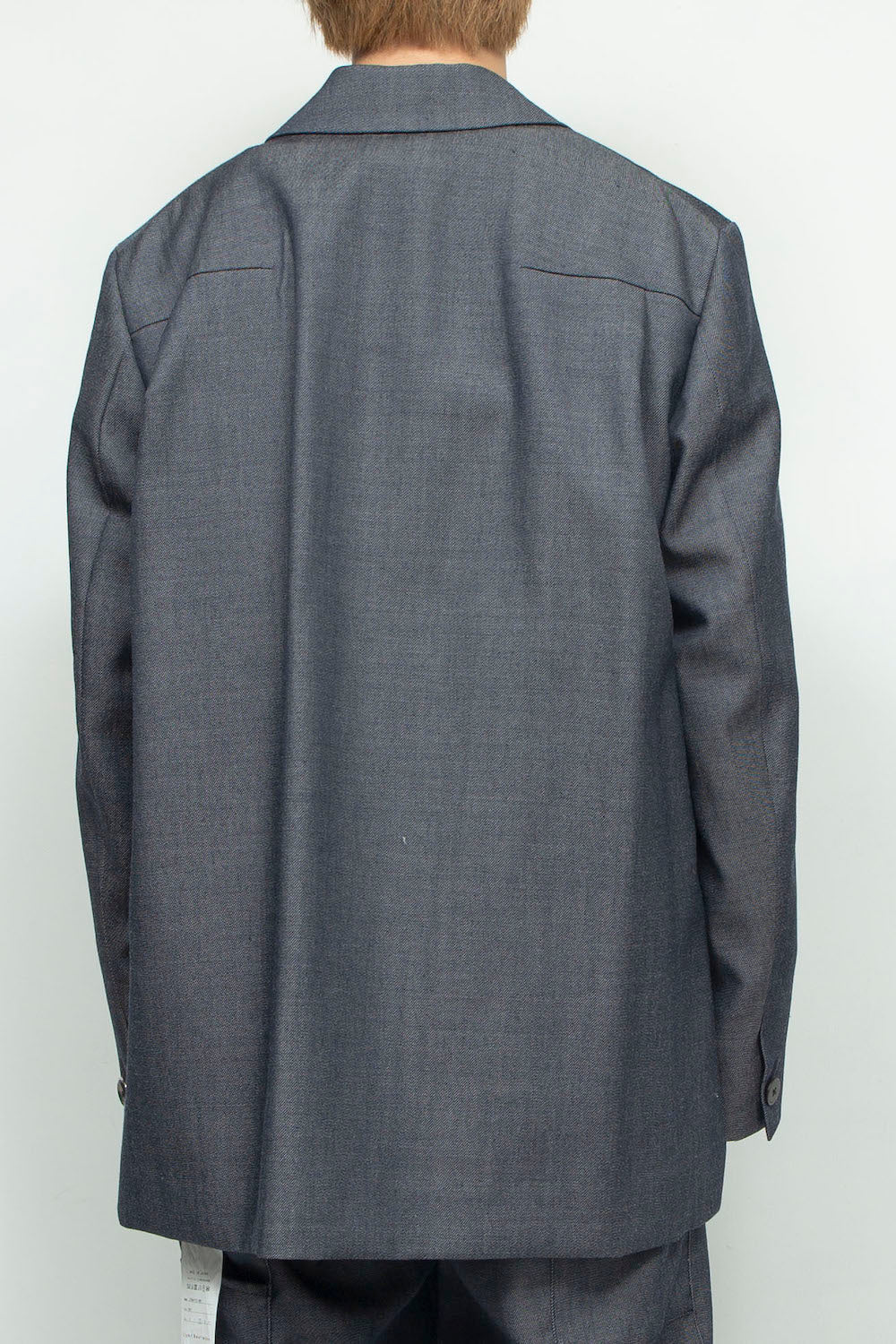 *Limited Fabric* LB24AW-JK06-WDN | Side Vent Tailored Jacket | NAVY