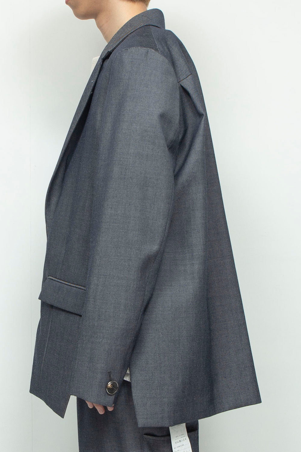 *Limited Fabric* LB24AW-JK06-WDN | Side Vent Tailored Jacket | NAVY