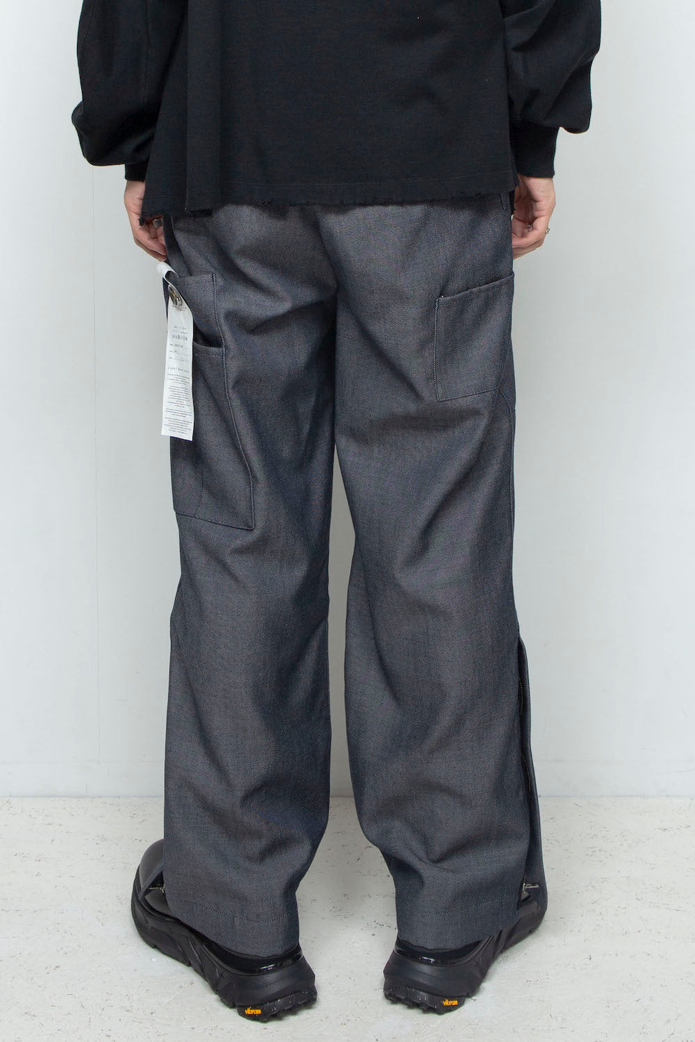*限定ファブリック* LB24AW-PT07-WDN | サイドジップペインタートラウザー | NAVY