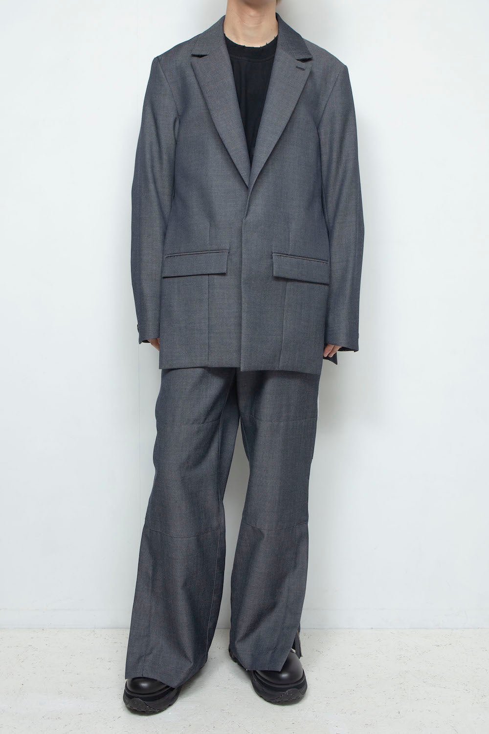 *限定ファブリック* LB24AW-PT07-WDN | サイドジップペインタートラウザー | NAVY