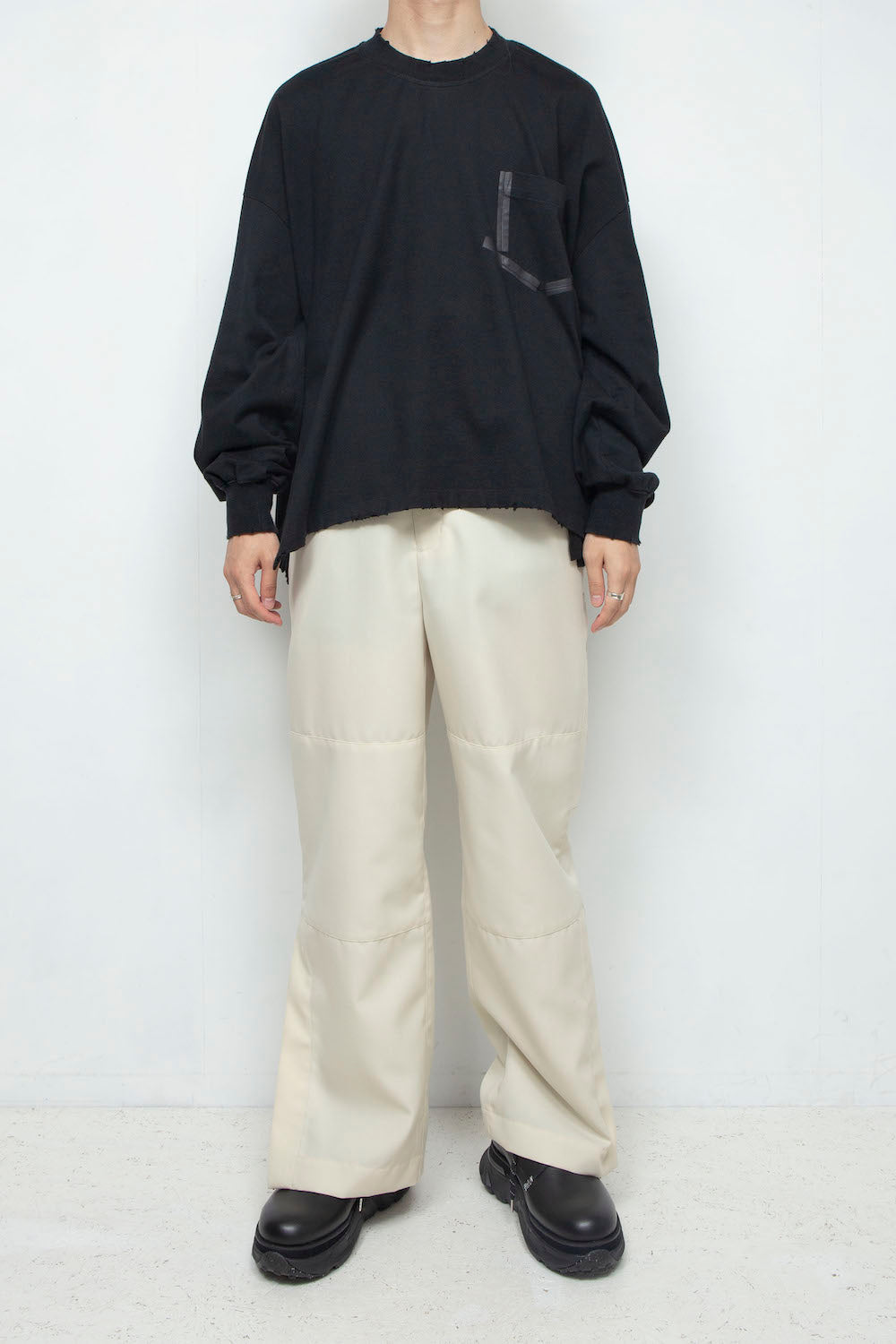 LB24AW-PT07-ADK | サイドジップペインタートラウザー | IVORY