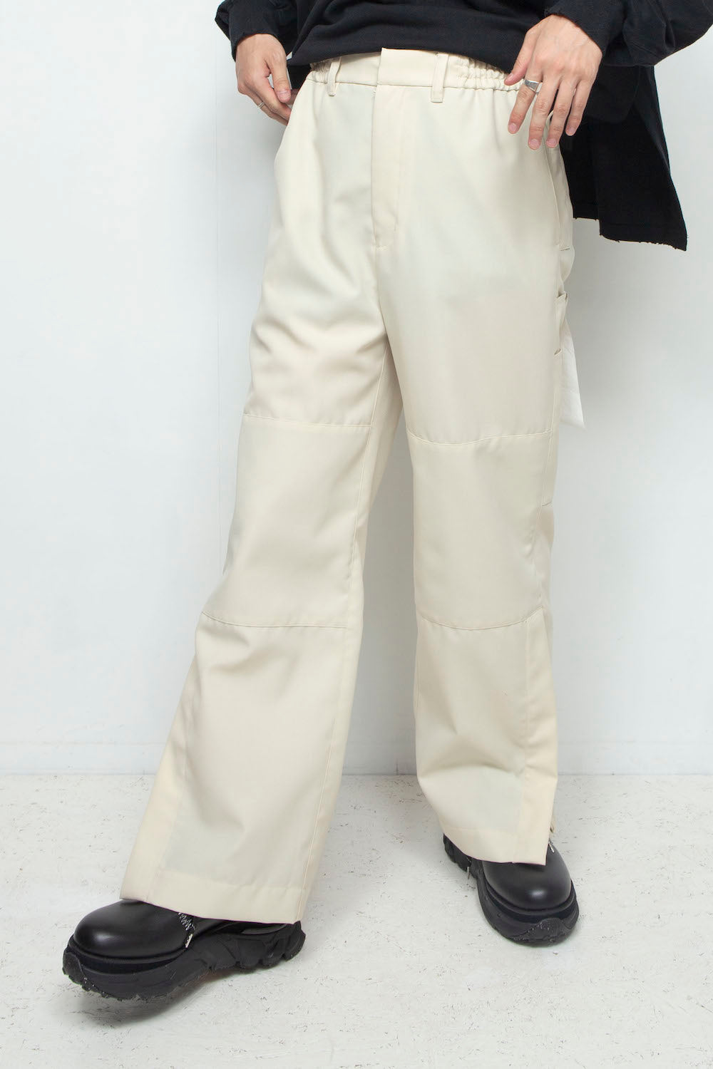 LB24AW-PT07-ADK | サイドジップペインタートラウザー | IVORY