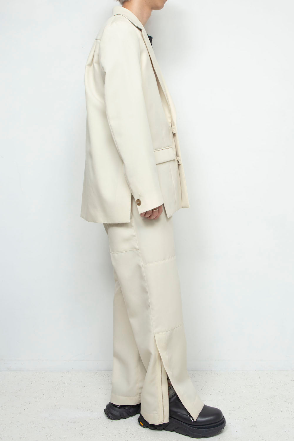 LB24AW-PT07-ADK | サイドジップペインタートラウザー | IVORY