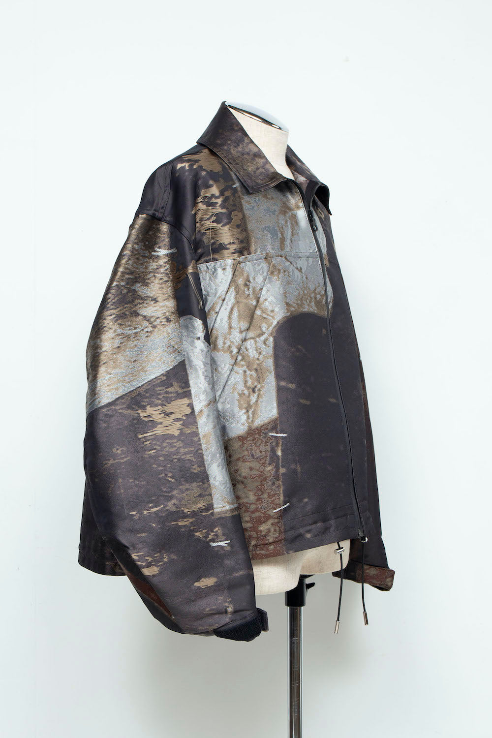 LB24AW-BL01-JQD | 艺术图案做旧提花 CWU 夹克 | LUMBER&METAL