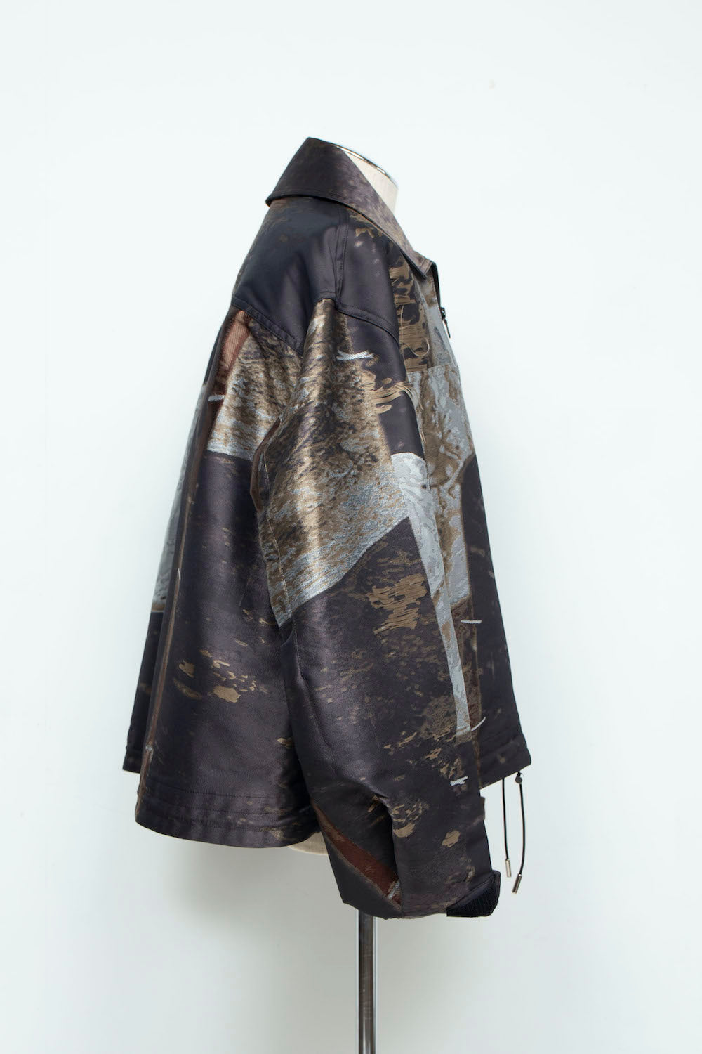 LB24AW-BL01-JQD | 艺术图案做旧提花 CWU 夹克 | LUMBER&METAL