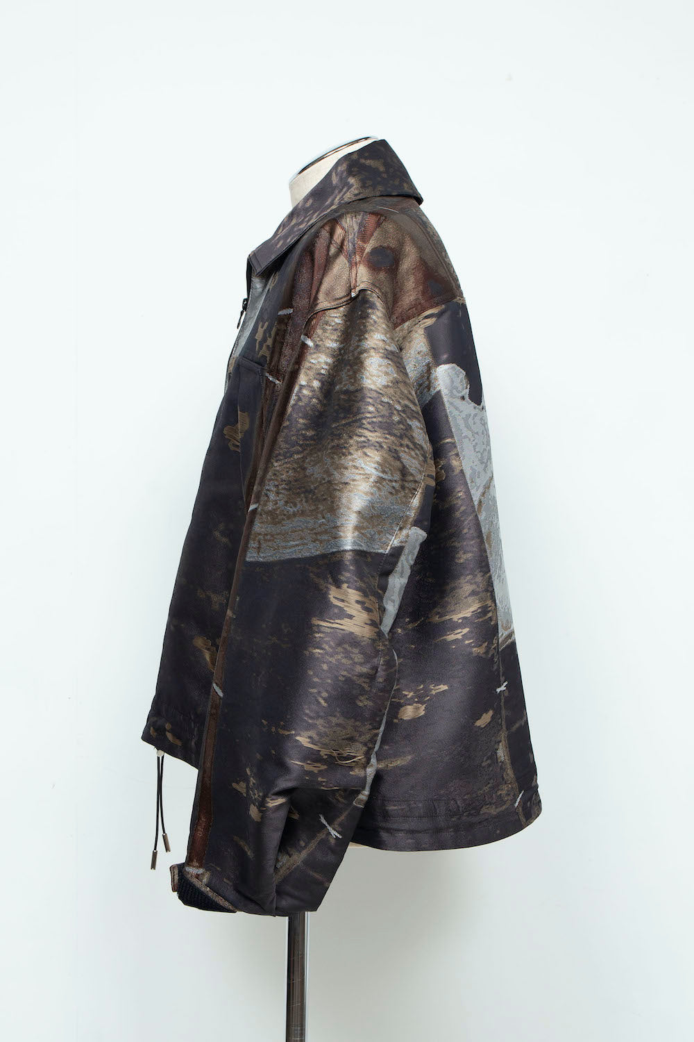 LB24AW-BL01-JQD | 艺术图案做旧提花 CWU 夹克 | LUMBER&METAL