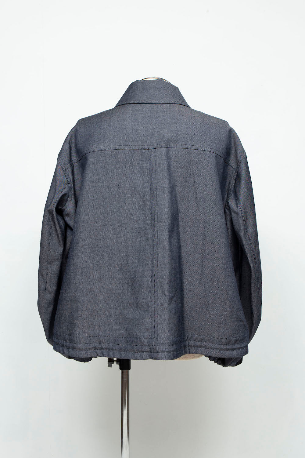 LB24AW-BL01-WDN | 羊毛人造牛仔 CWU 夹克 | 海军蓝