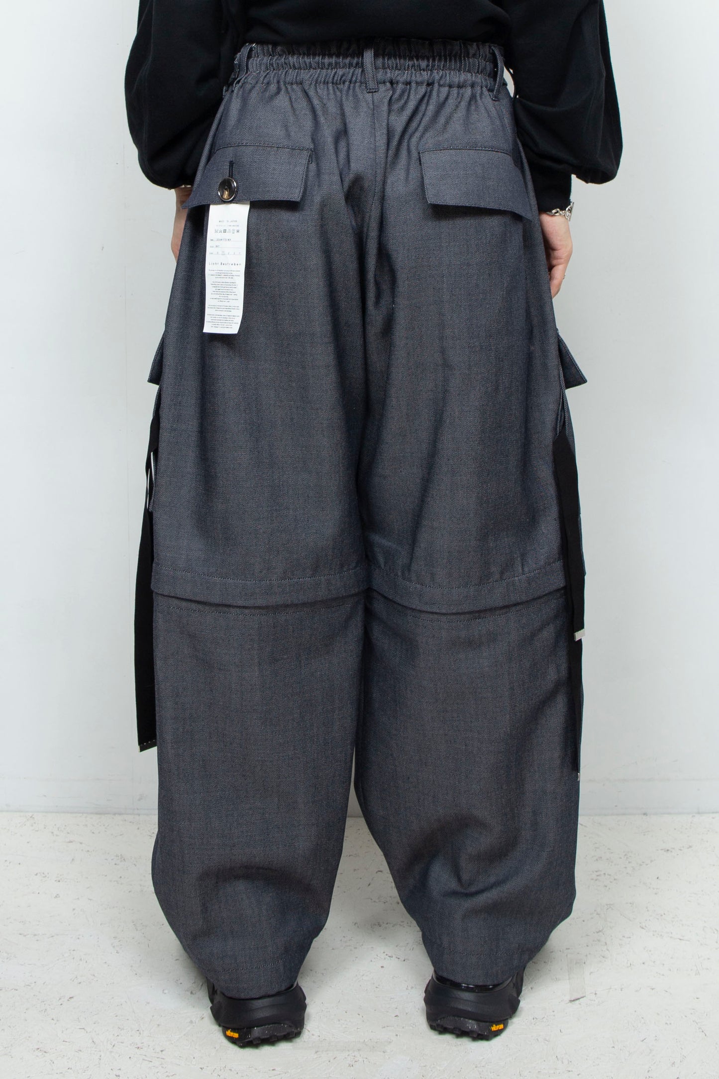 LB24AW-PT05-WDN | 羊毛人造牛仔布可拆卸工装裤 |