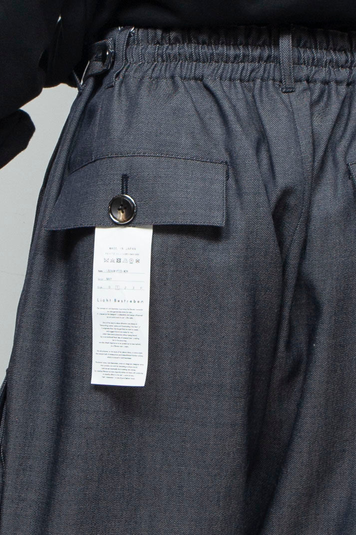 LB24AW-PT05-WDN | 羊毛人造牛仔布可拆卸工装裤 |