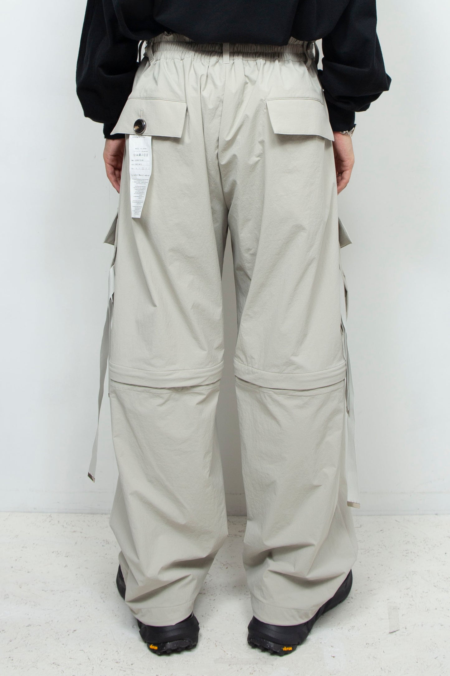 LB24AW-PT05-NBG | Onibegie 可拆卸工装裤 | 霜白色