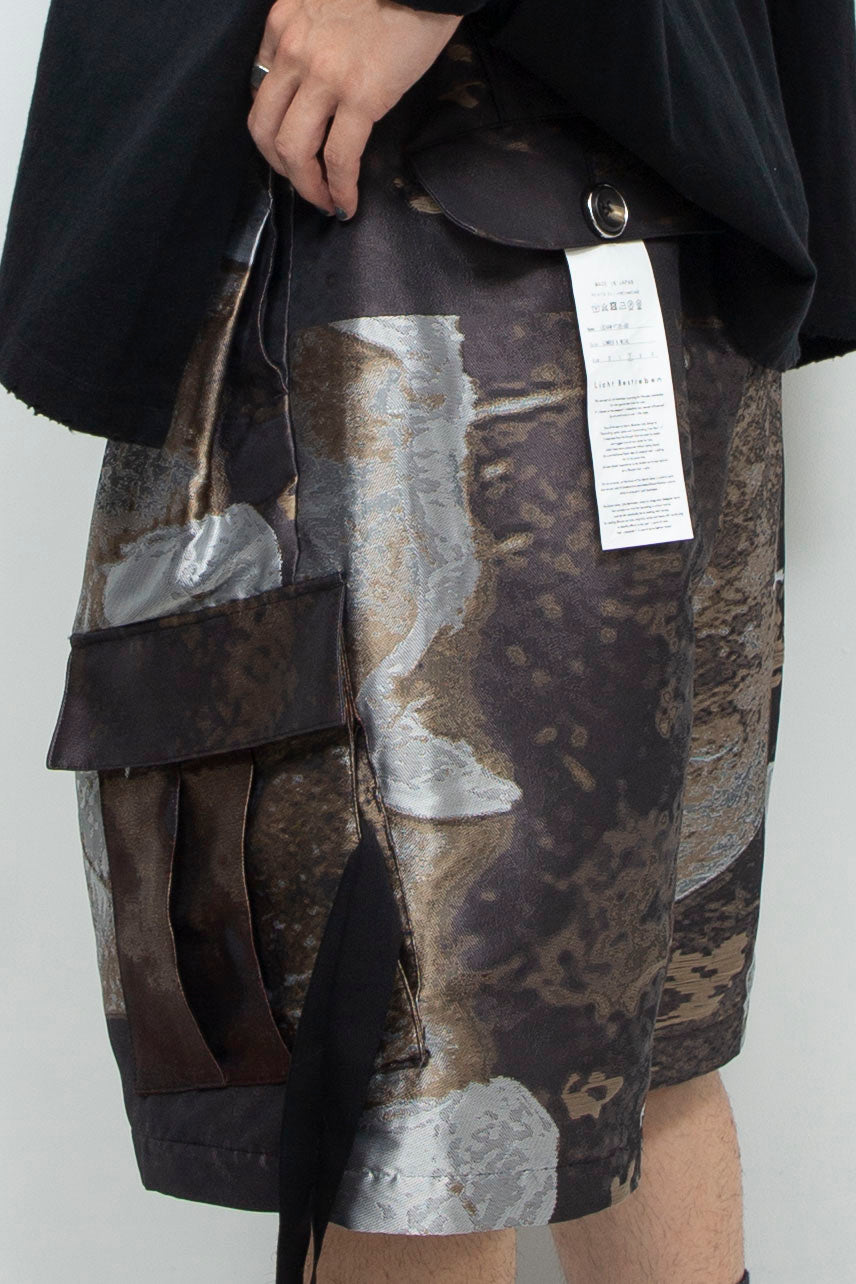 LB24AW-PT05-JQD | 艺术图案做旧提花可拆卸工装裤 | LUMBER&METAL