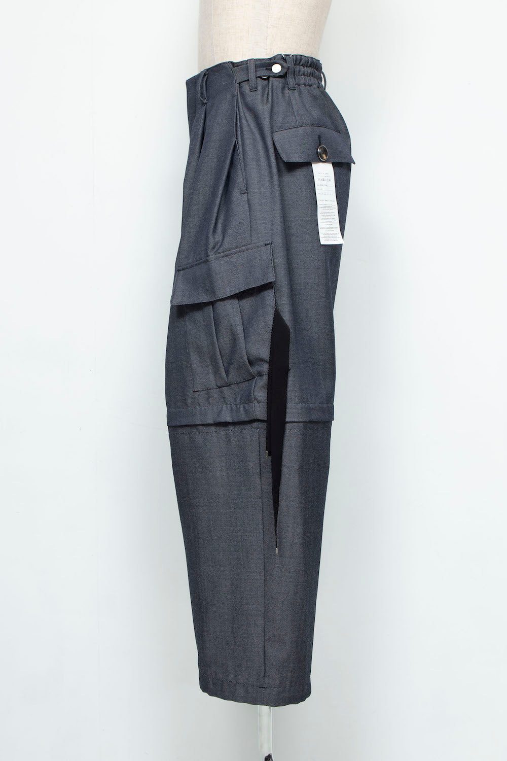 LB24AW-PT05-WDN | 羊毛人造牛仔布可拆卸工装裤 |