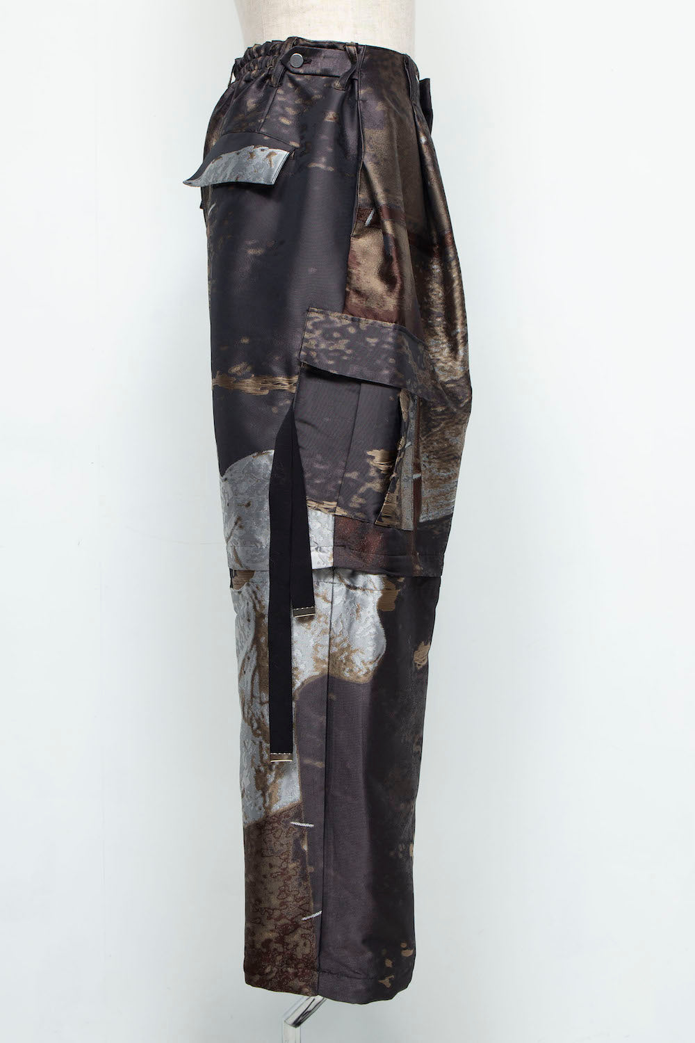 LB24AW-PT05-JQD | 艺术图案做旧提花可拆卸工装裤 | LUMBER&METAL