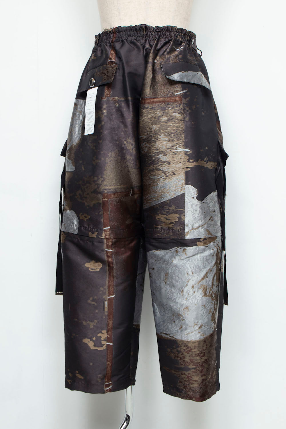 LB24AW-PT05-JQD | 艺术图案做旧提花可拆卸工装裤 | LUMBER&METAL