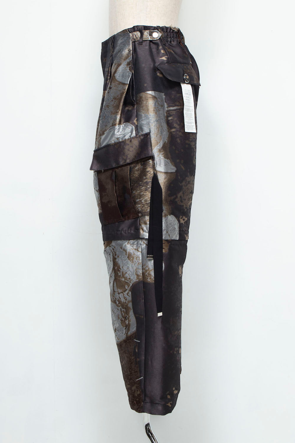 LB24AW-PT05-JQD | 艺术图案做旧提花可拆卸工装裤 | LUMBER&METAL