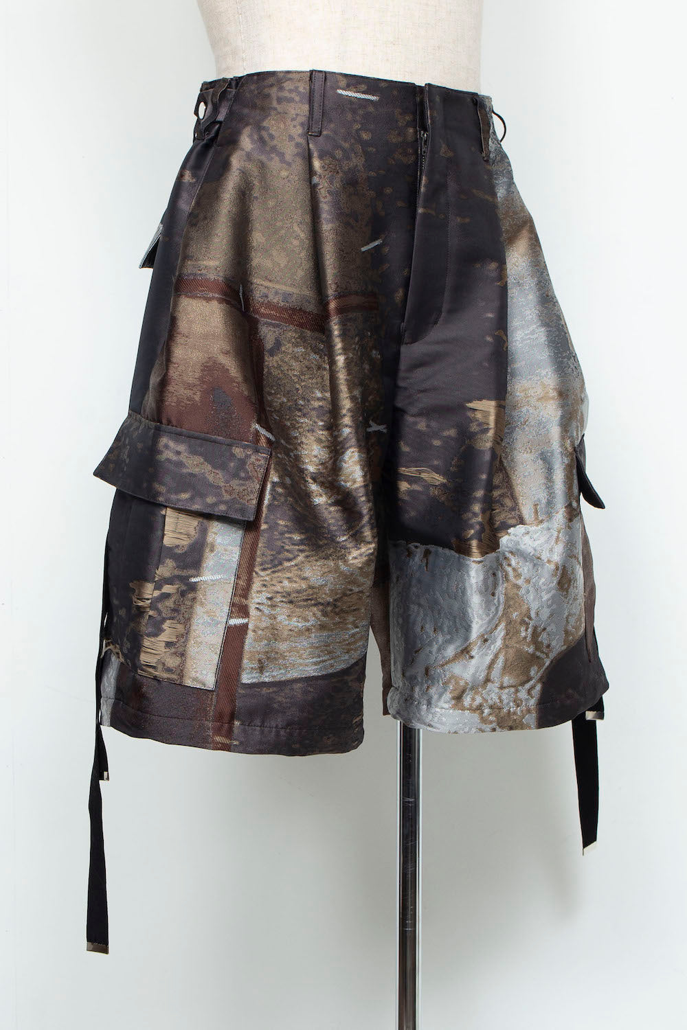 LB24AW-PT05-JQD | 艺术图案做旧提花可拆卸工装裤 | LUMBER&METAL