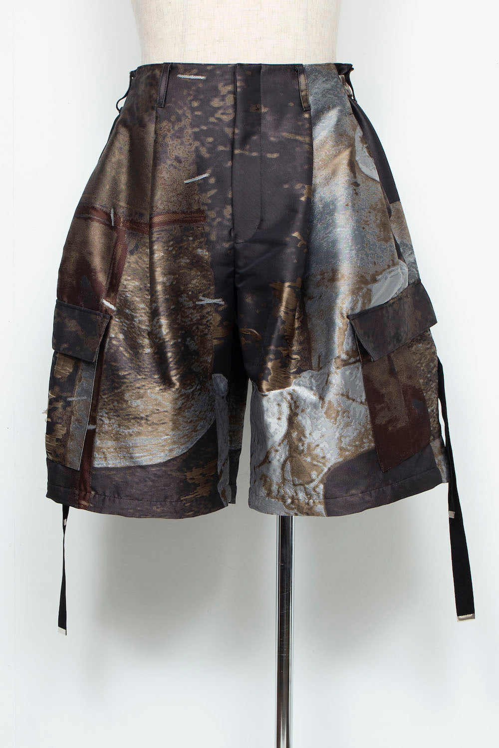 LB24AW-PT05-JQD | 艺术图案做旧提花可拆卸工装裤 | LUMBER&METAL