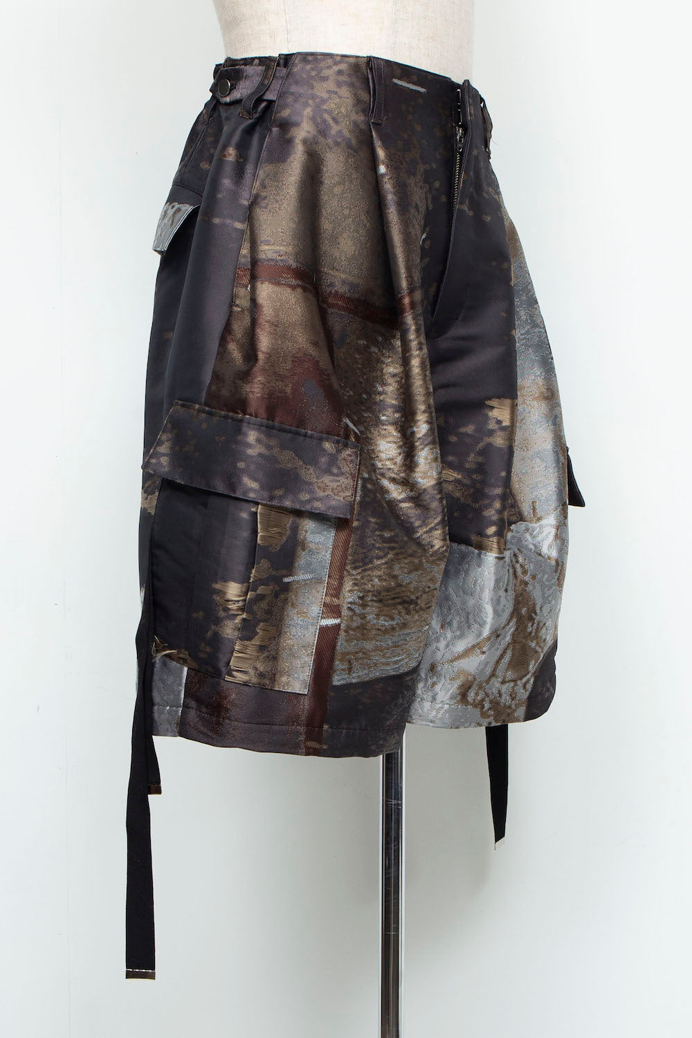 LB24AW-PT05-JQD | 艺术图案做旧提花可拆卸工装裤 | LUMBER&METAL