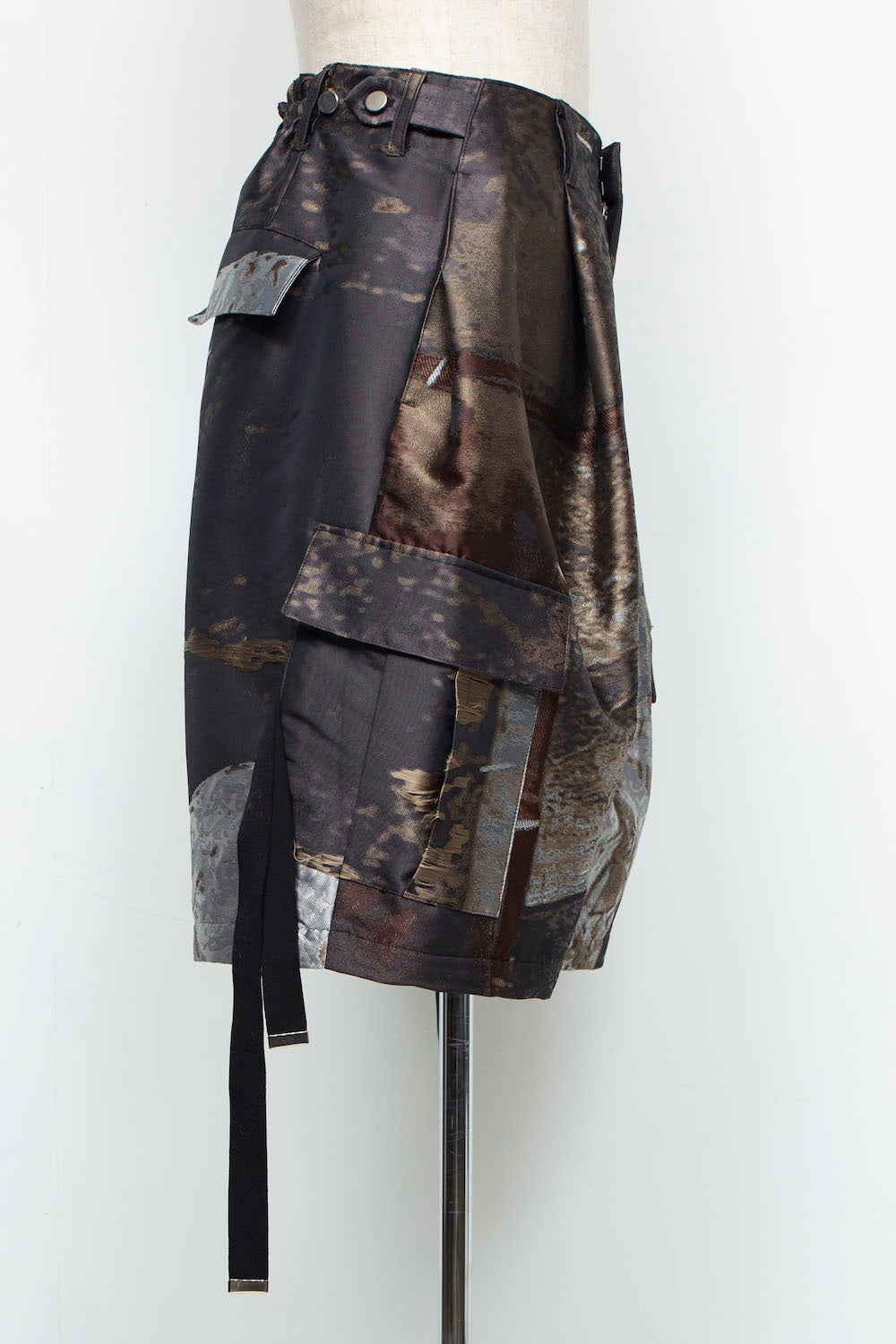 LB24AW-PT05-JQD | 艺术图案做旧提花可拆卸工装裤 | LUMBER&METAL