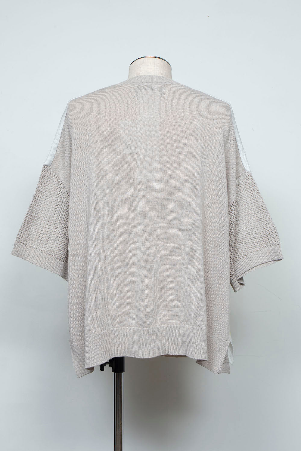 LB25SS-KNTE04 | グラフィカルサマーニットTシャツ | OFF WHITE×YELLOW
