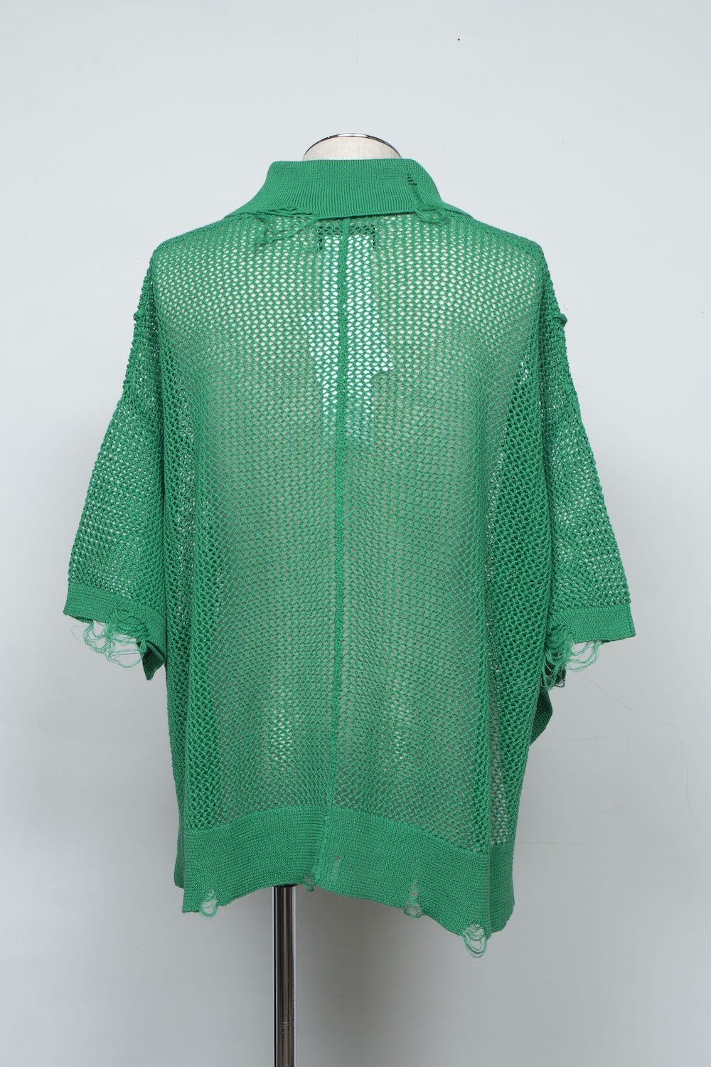 <LAST 1点>
LB25SS-KNPS02 | クラッシュドシアーニットポロ | GREEN