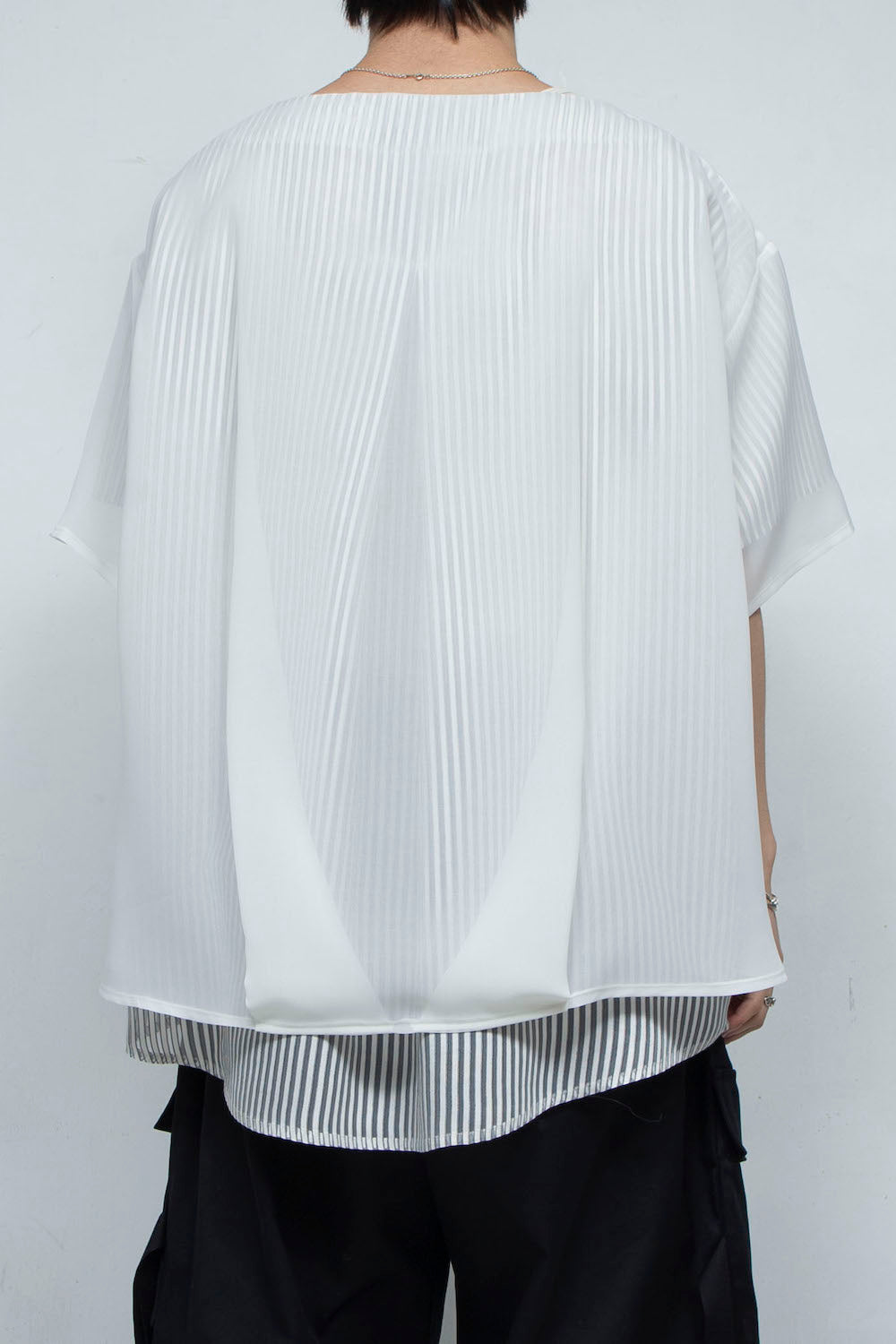 LB24SS-PO06-ETR | 船领人造层套头衫 |