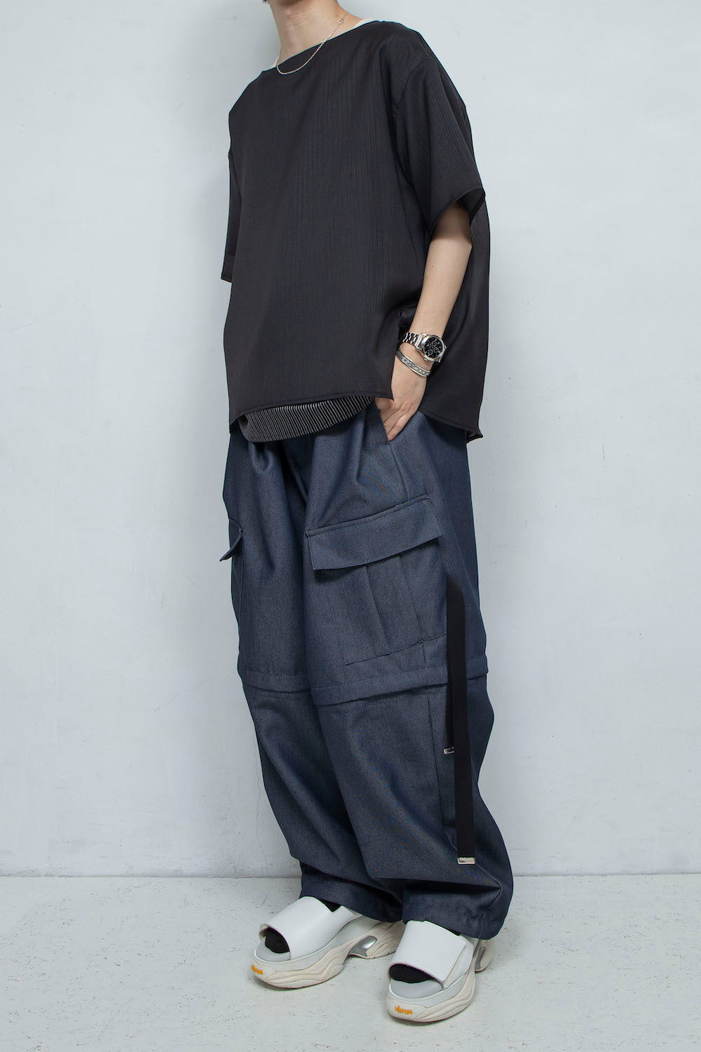 LB24SS-PO06-ETR | 船领人造层套头衫 |