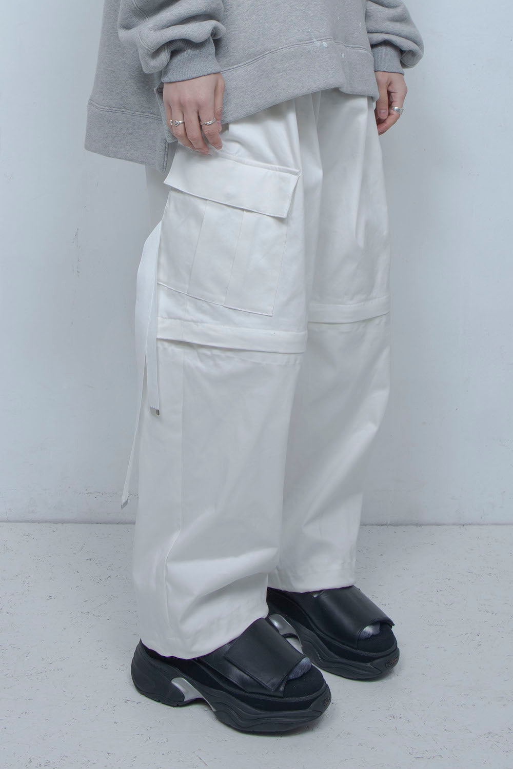 LB24SS-PT05-OCS | デタッチャブルワイドカーゴパンツ | OFF WHITE