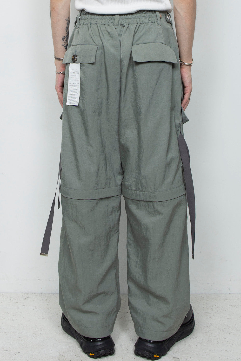 <LAST 1点> LB25AW-PT05-VTN | ヴィンテージナイロンデタッチャブルカーゴパンツ | SKY GRAY