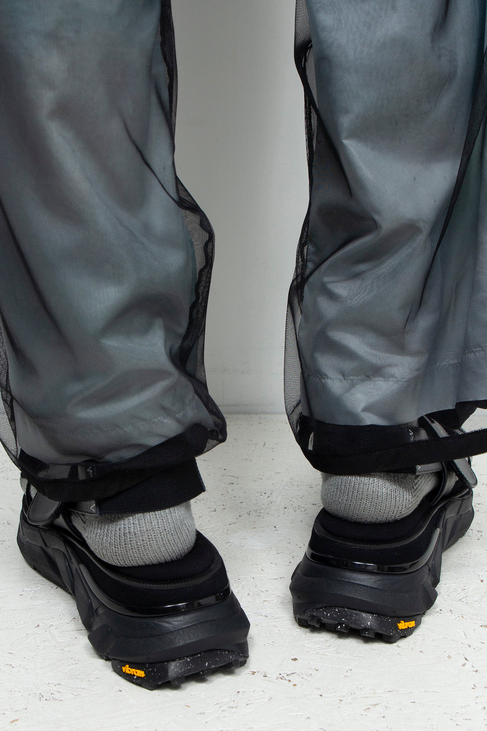 *限定* *復刻版* LBLM-SHOES03 | ステッチワークドッキングレザーサンダル | BLACK
