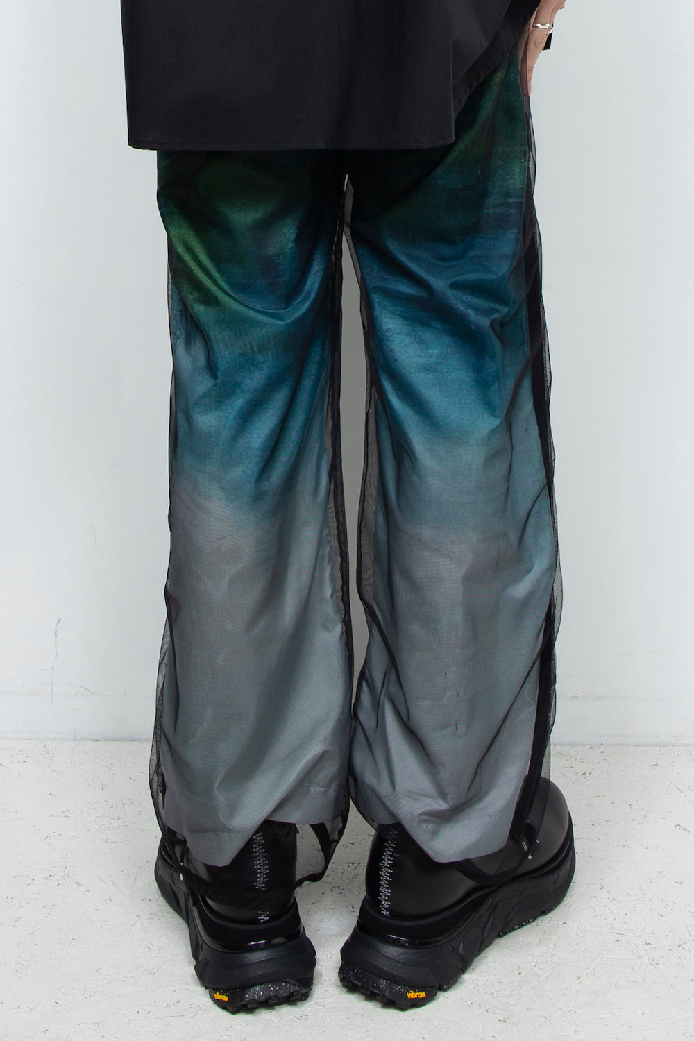<再入荷>*限定* LBLM-SHOES01 | ステッチワークドッキングレザーシューズ | BLACK