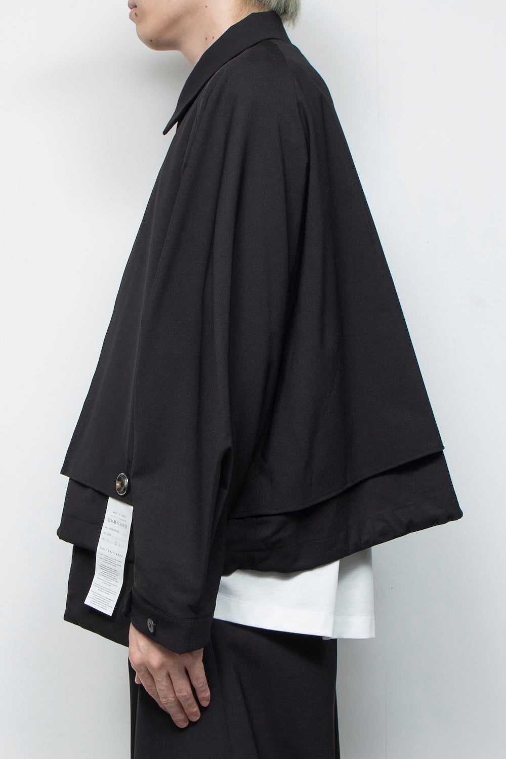 <LAST 1点> LB25AW-SH09-BDS | 3レイヤーボンディングスーツショートトレンチジャケット | BLACK