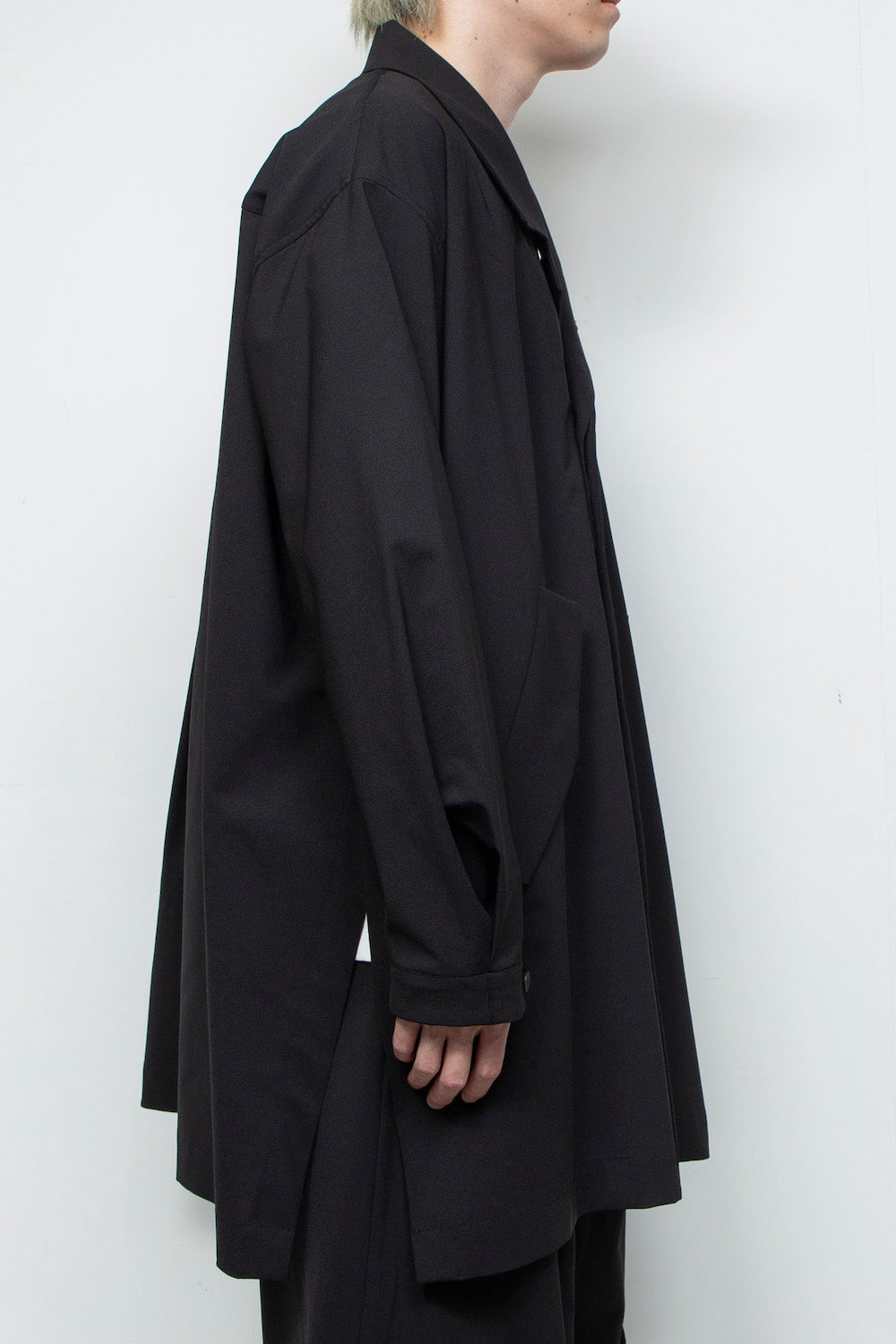 LB25AW-SHCO01-BDS | 3レイヤーボンディングスーツステンカラーライトコート | BLACK