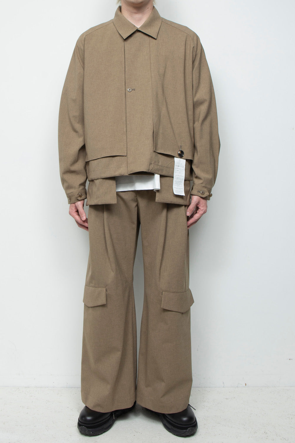 <LAST 1点> LB25AW-SH09-BDS | 3レイヤーボンディングスーツショートトレンチジャケット | LEGHORN