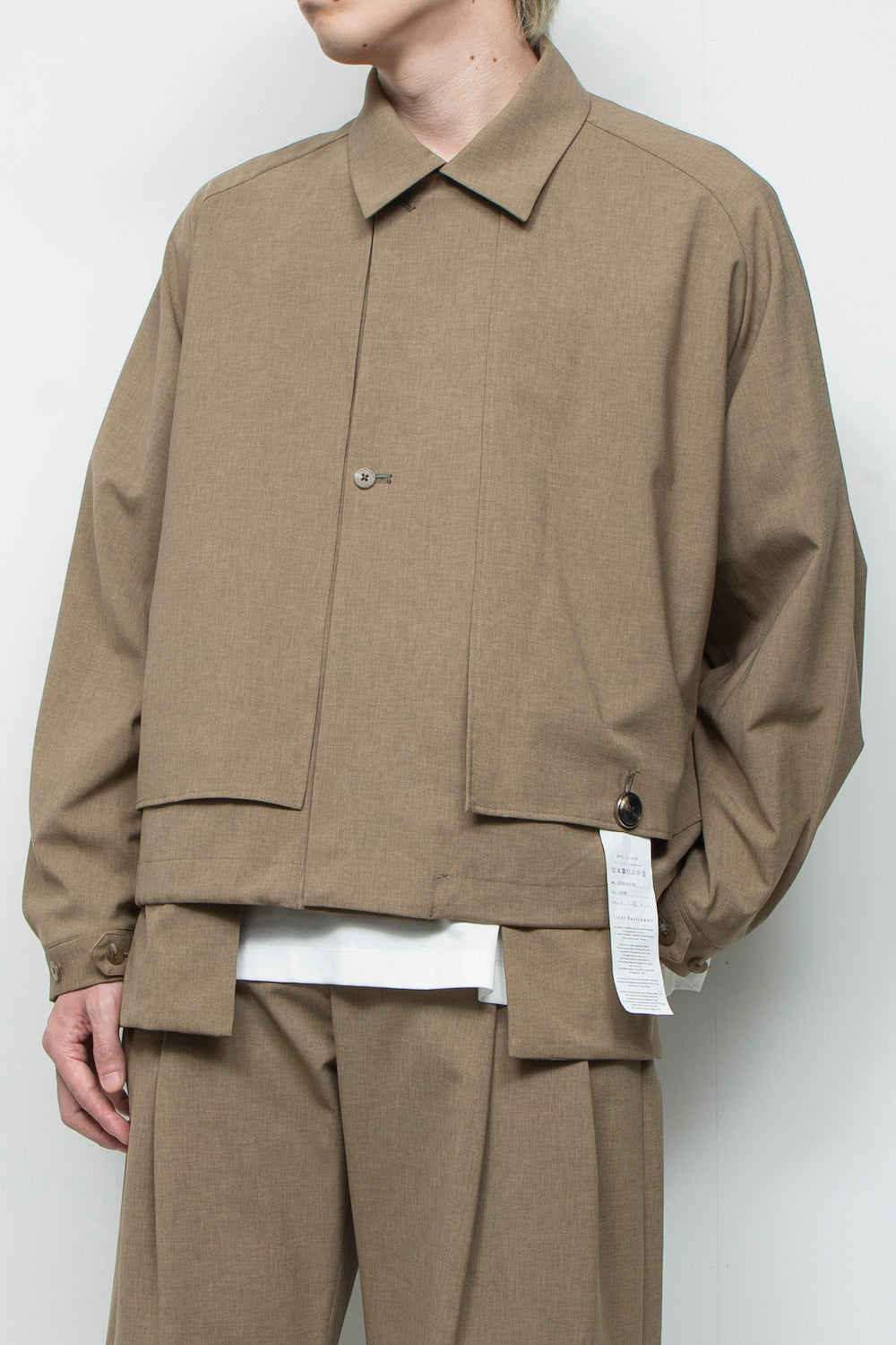 <LAST 1点> LB25AW-SH09-BDS | 3レイヤーボンディングスーツショートトレンチジャケット | LEGHORN