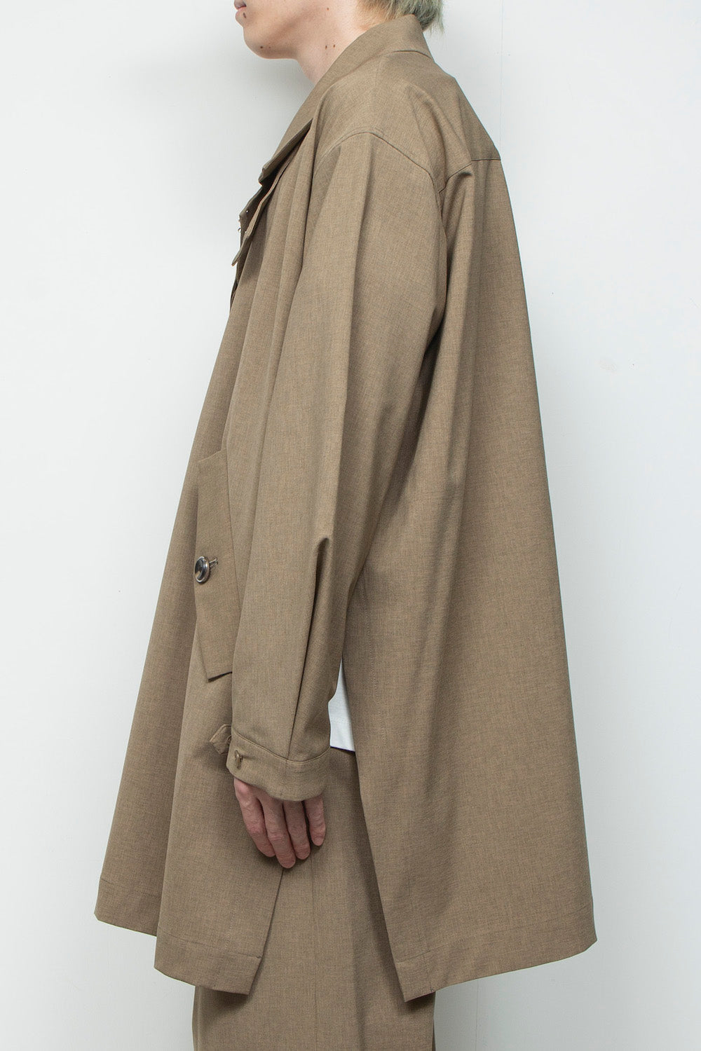 LB25AW-SHCO01-BDS | 3レイヤーボンディングスーツステンカラーライトコート | LEGHORN