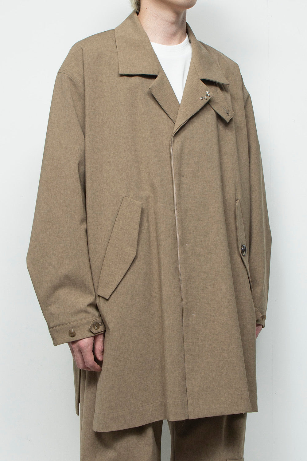 LB25AW-SHCO01-BDS | 3レイヤーボンディングスーツステンカラーライトコート | LEGHORN
