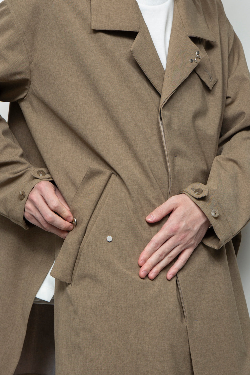 LB25AW-SHCO01-BDS | 3レイヤーボンディングスーツステンカラーライトコート | LEGHORN